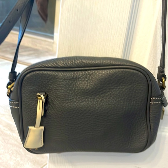 Leather J Crew bag w lock &keys - Picture 1 of 8
